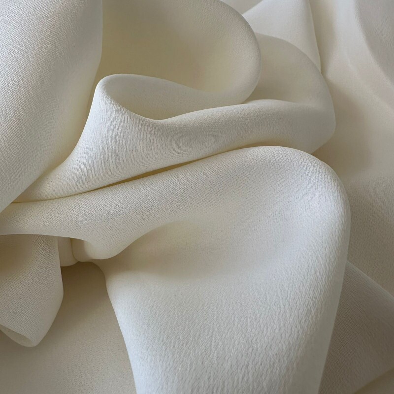 Último Corte - 70cm - Crepe Patou de Acetato - Off